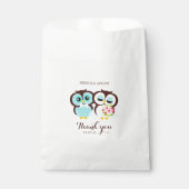 Sachets En Papier Chouettes de mariée et de chambre (Devant)