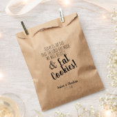 Sachets En Papier Christian Bible Verse Mariage Cookie Buffet Bar (Coupé)