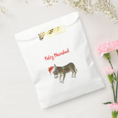 Sachets En Papier Christmas Burro Feliz Navidad Personnalisable (Scellé)