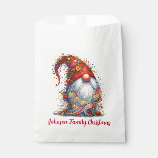 Sachets En Papier Christmas Gnome (Devant)