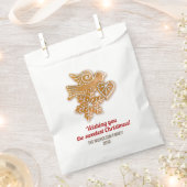 Sachets En Papier Christmas Holiday Gingerbread Échange de biscuits (Coupé)