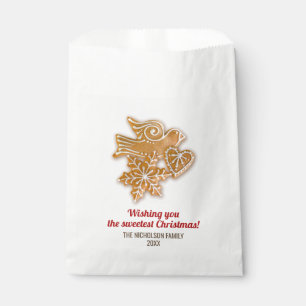 Sachets En Papier Christmas Holiday Gingerbread Échange de biscuits