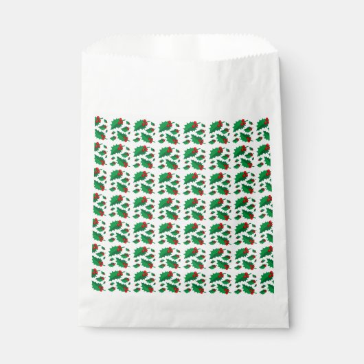 Sachets En Papier Christmas Holly (Devant)