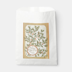 Sachets En Papier Christmas Holly Jolie Antique Salutation