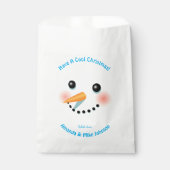 Sachets En Papier Christmas Snowman (Devant)