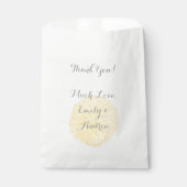 Sachets En Papier Chrysanthemum Bloom Sunny Elegance Mariage Jaune (Devant)