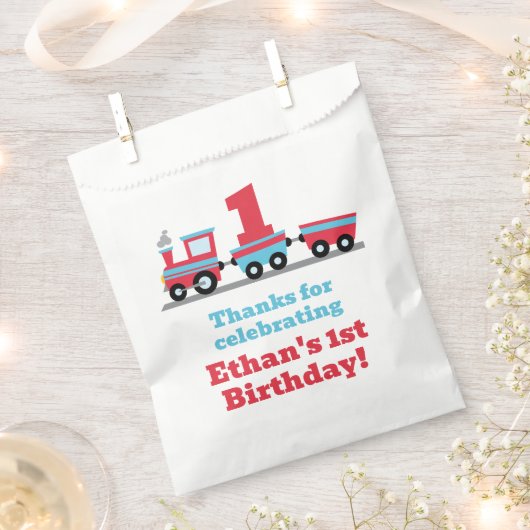 Sachets En Papier Chugga Chugga Choo Choo Train Party Favoriser les (Coupé)