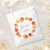 Sachets En Papier Chute du Mariage d'automne Feuille chute dans l'am (Coupé)