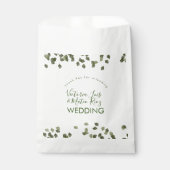 Sachets En Papier Chute Feuille Automne Végétation Merci (Devant)