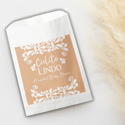 Sachets En Papier Cielito Lindo Mexicaine Fiesta Baby shower neutre