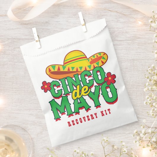 Sachets En Papier Cinco de Mayo Fiesta | Kit de récupération (Coupé)