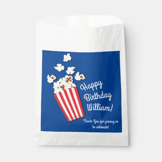 Sachets En Papier Cinéma Popcorn (Devant)