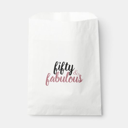 Sachets En Papier Cinquante Et Fabuleux Rose Gold Blush (Devant)