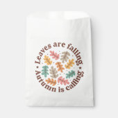 Sachets En Papier Citation d'automne Boho (Devant)