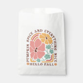 Sachets En Papier Citation d'automne Boho (Devant)