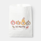 Sachets En Papier Citation d'automne Boho (Devant)