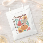 Sachets En Papier Citation d'automne Boho (Coupé)