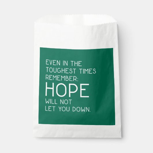 Sachets En Papier Citations d'espoir (Devant)