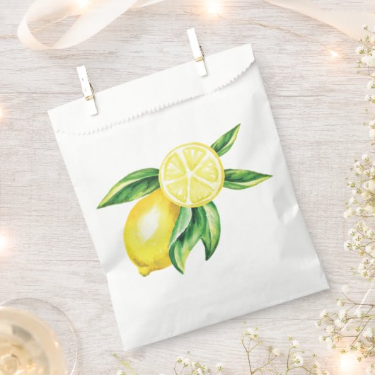 Sachets En Papier Citron (Coupé)