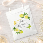 Sachets En Papier Citron Baby shower Cute Citrus Fête Personnalisée (Coupé)