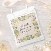 Sachets En Papier Citron Rose (Coupé)