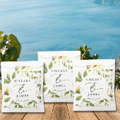 Sachets En Papier Citron Sorrento Mariage méditerranéen