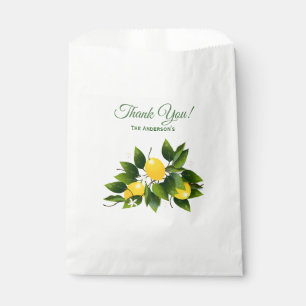 Sachets En Papier Citrons Fruit Citrique Merci