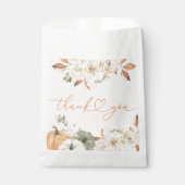 Sachets En Papier Citrouille Automne  Automne Baby shower (Devant)