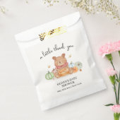 Sachets En Papier Citrouille Automne Pie Teddy Bear Baby shower (Scellé)