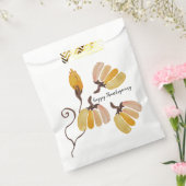 Sachets En Papier Citrouille bon thanksgiving aquarelle (Scellé)