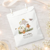 Sachets En Papier Citrouille Champignons Woodland Insectes Baby show (Coupé)