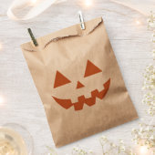 Sachets En Papier Citrouille d'Halloween Jack O'Géant (Coupé)