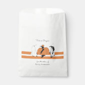 Sachets En Papier Citrouille Penguin Funny Halloween (Devant)