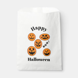Sachets En Papier Citrouilles d'Halloween