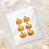 Sachets En Papier Citrouilles d'Halloween (Coupé)