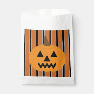 Sachets En Papier Citrouilles d'Halloween amusants et fantaisistes