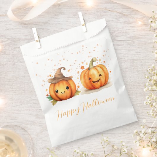 Sachets En Papier Citrouilles et étoiles super mignons Halloween heu (Coupé)