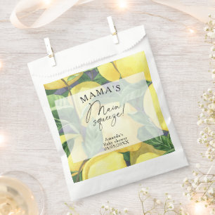 Sachets En Papier Citrus Lemon - Le baby shower principal de Mama