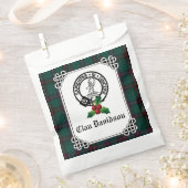 Sachets En Papier Clan Davidson Crest Badge & Tartan Holiday (Coupé)