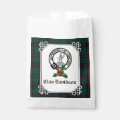 Sachets En Papier Clan Davidson Crest Badge & Tartan Holiday (Devant)