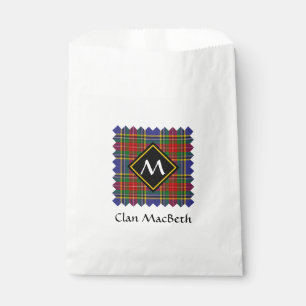 Sachets En Papier Clan MacBeth Tartan Favor Bag