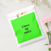Sachets En Papier Classe De 2021 Custom Neon Green Graduation Party (Scellé)