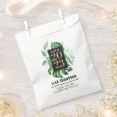 Sachets En Papier Classe de feuilles tropicales de 2021 | MERCI (Coupé)