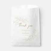 Sachets En Papier Classic Gold Mariage (Devant)