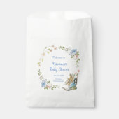 Sachets En Papier Classic Pierre le lapin Baby shower jumeau (Devant)