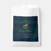 Sachets En Papier Classic Plaid Horse Baby shower Merci (Devant)