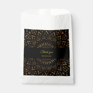 Sachets En Papier Classique mandala classique élégant mariage de lux