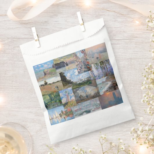 Sachets En Papier Claude Monet - Patchwork de chefs-d'oeuvre (Coupé)