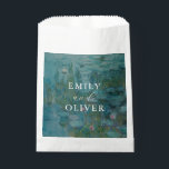 Sachets En Papier Claude Monet Water Lilies Mariage<br><div class="desc">Sacs de faveur de mariage avec peinture Claude Monet Water Lilies.</div>