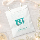 Sachets En Papier Clinique vétérinaire moderne logo bleu (Coupé)